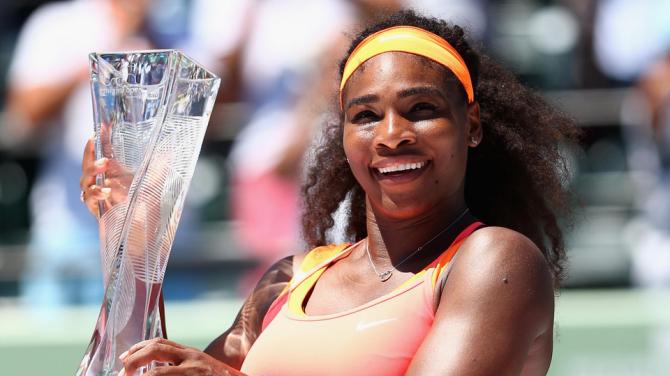 La tenista Serena William vencio a la española Carla Suárez, en la final del torneo WTA de Miami,