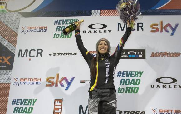 La ciclista colombiana Mariana Pajón quedó campeona en Holanda La Otra Cara