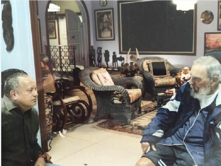 Diosdado Cabello se reunió con Fidel Castro