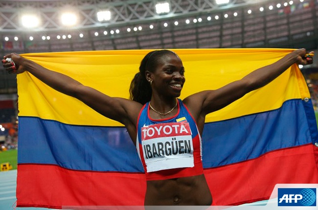Caterine Ibargüen ganó el oro y batió récord.