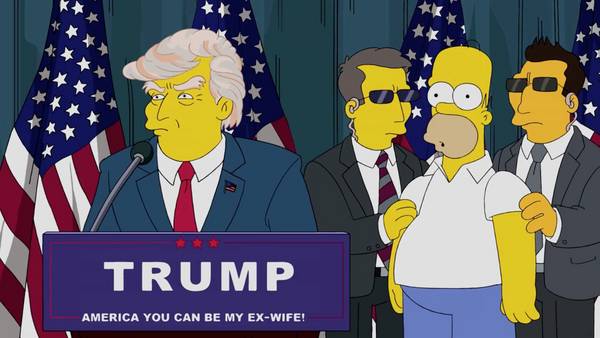 El viral capítulo de los Simpson donde se burlan de Donald Trump