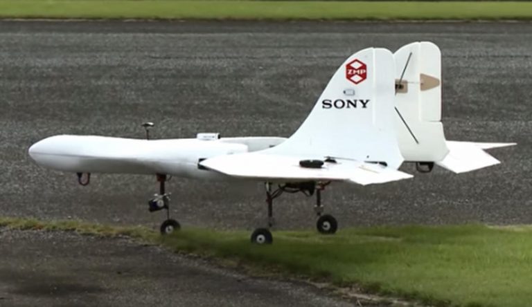 Dron de Sony, es avión en miniatura