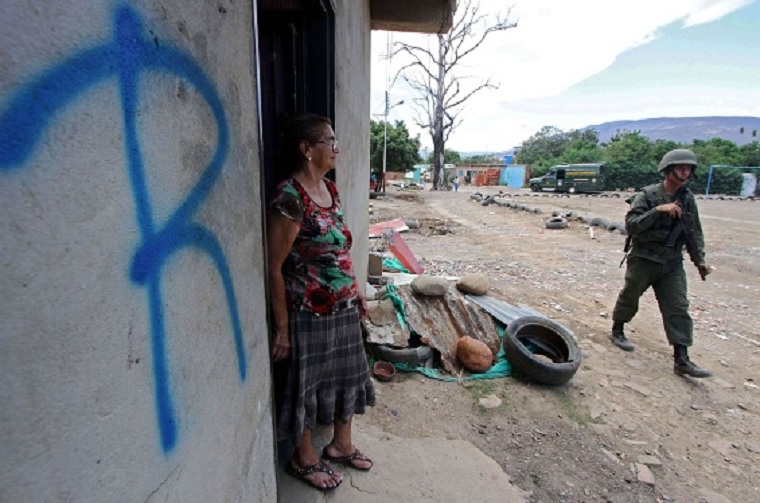 Gobierno venezolano marca como los nazi, casas de colombianos