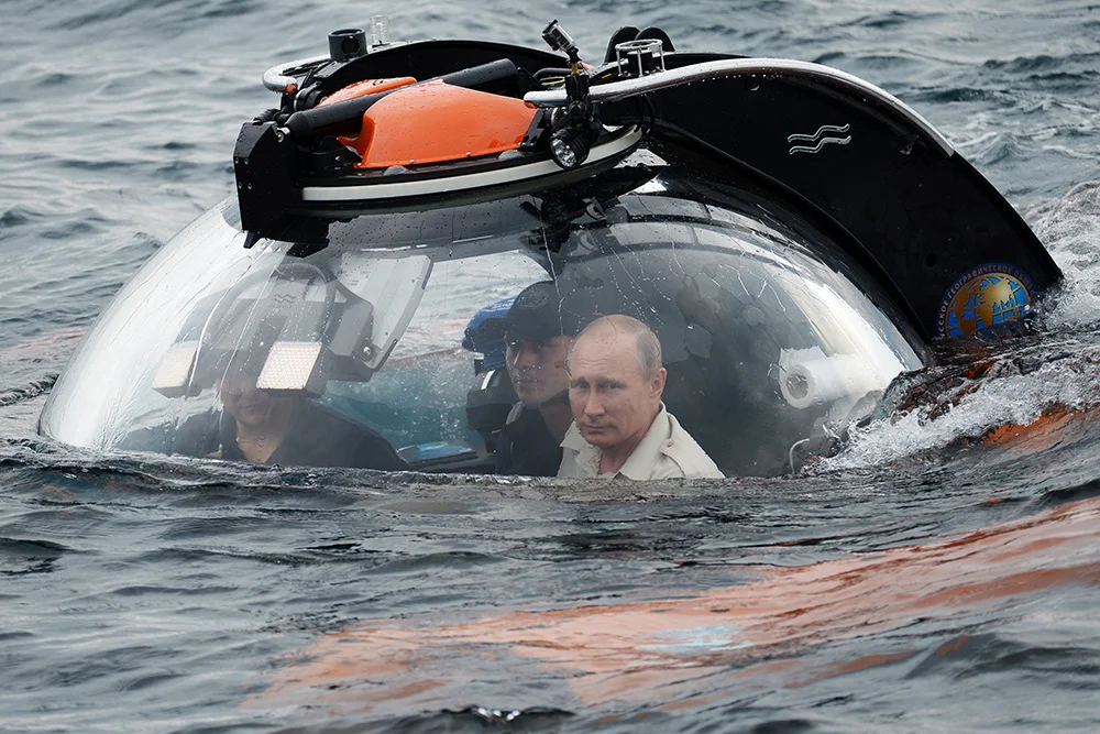 El Presidente Putin en el Mar Negro