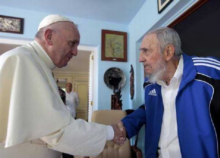 El Papa Francisco visitó a Fidel Castro