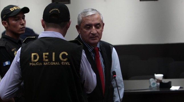 El expresidente de Guatemala Otto Pérez Molina ya está prisión