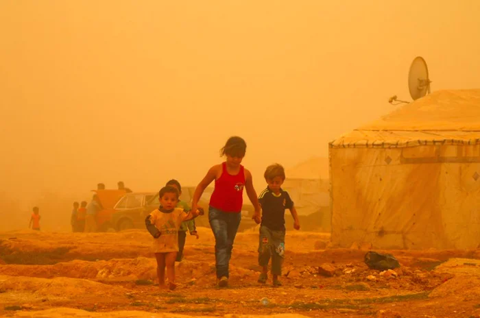 Las extrañas tormentas de arena en el Libano
