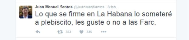 Twitter Juan Manuel Santos