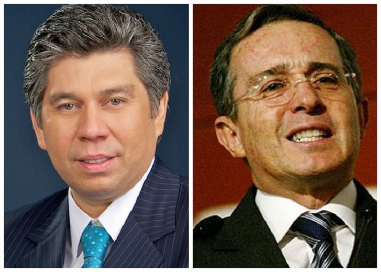 Se desata "guerra" verbal en Twitter entre Uribe y Coronell