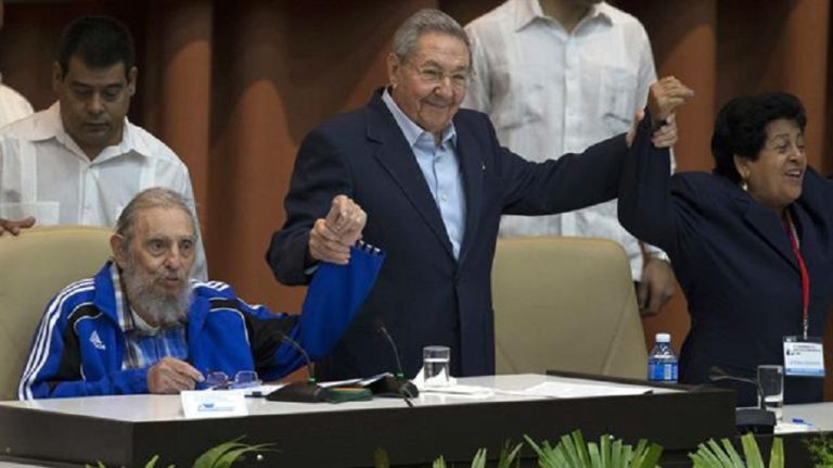 Así se despidió Fidel Castro del Congreso del Partido Comunista