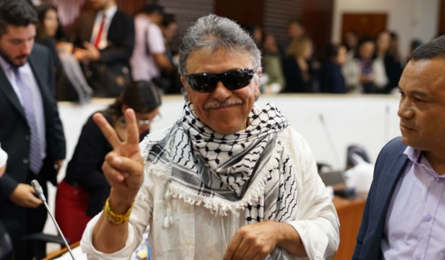 Santrich en el Congreso colombiano