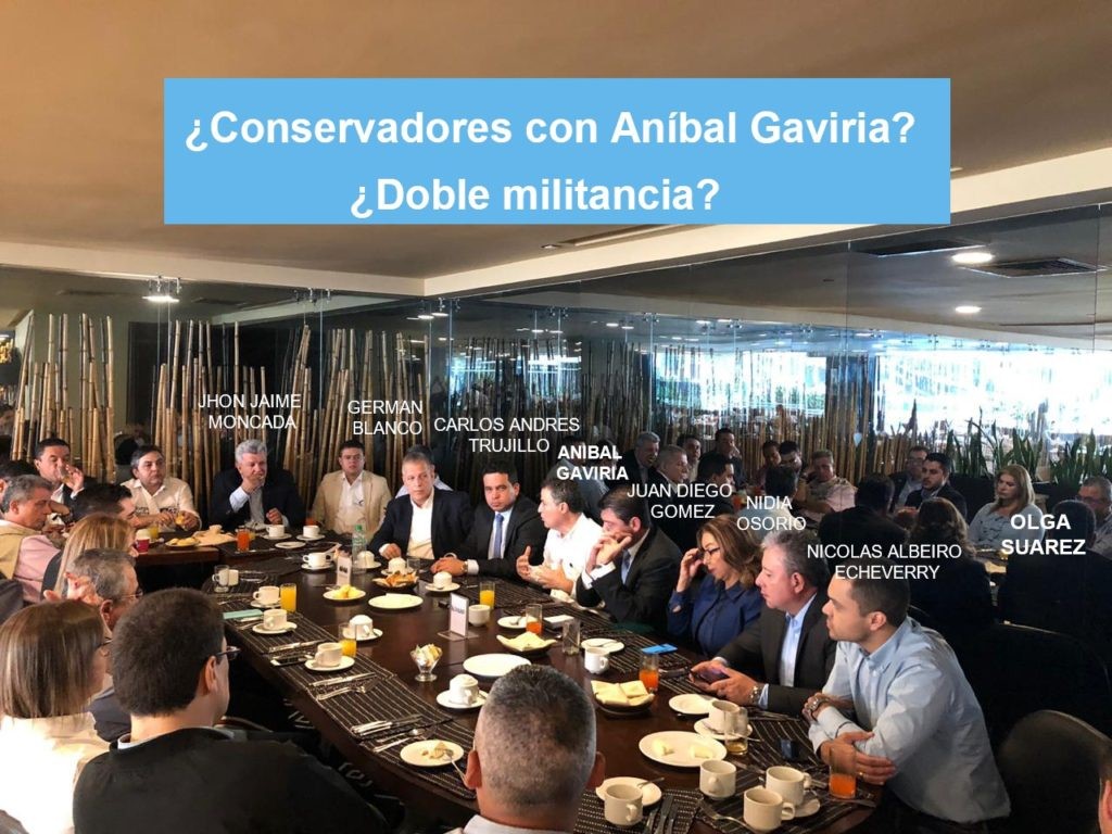 Conservadores con Gaviria