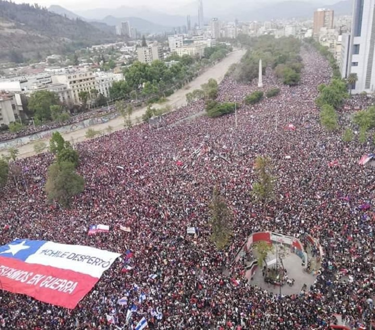La gran marcha de Chile