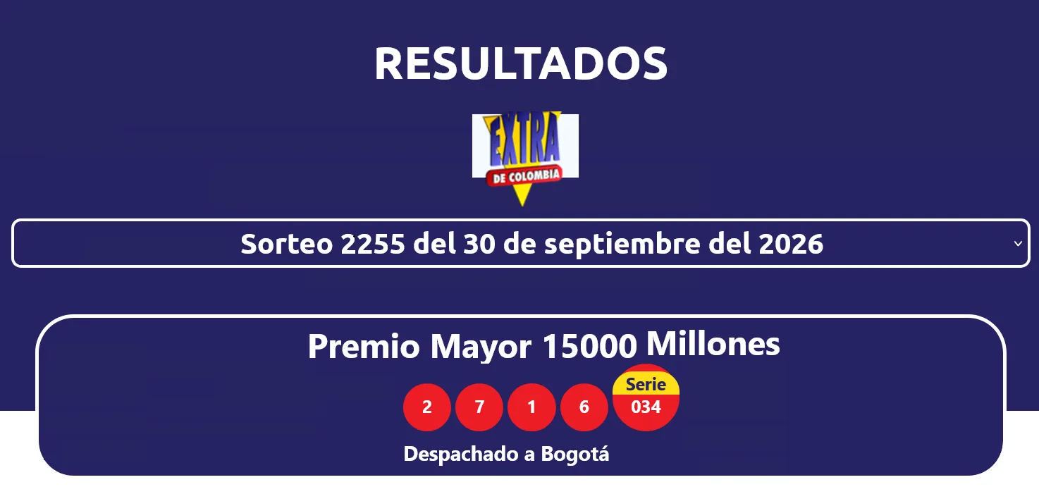 02 sorteo extraordinario de colombia resultados sorteo extraordinario de colombia