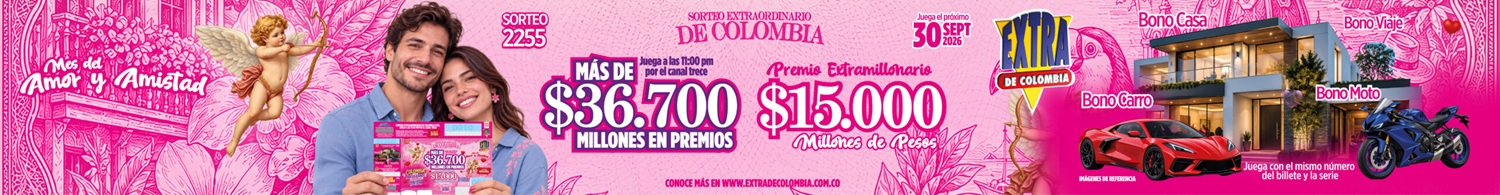 billete extra de col amor y amistad sept 30 de 2026d