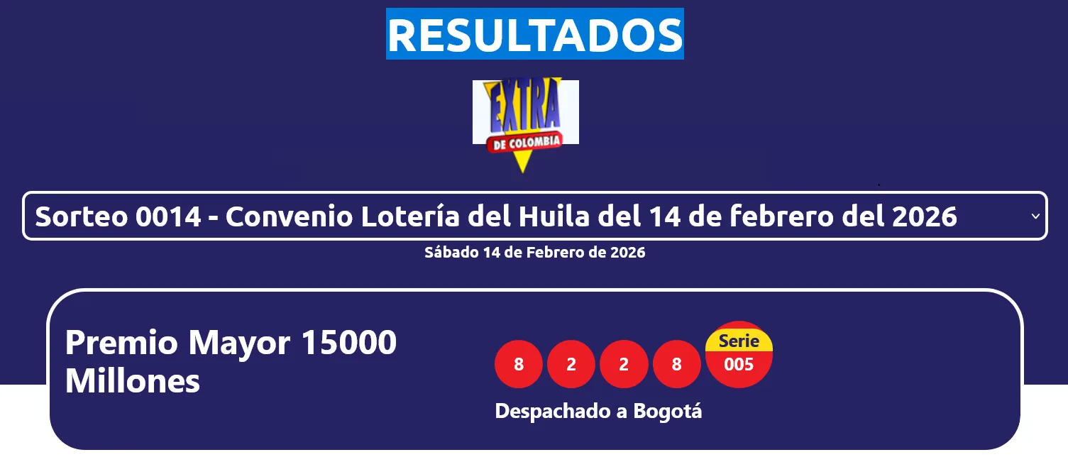 resultados sorteo extraordinario de colombia loterial del huila2