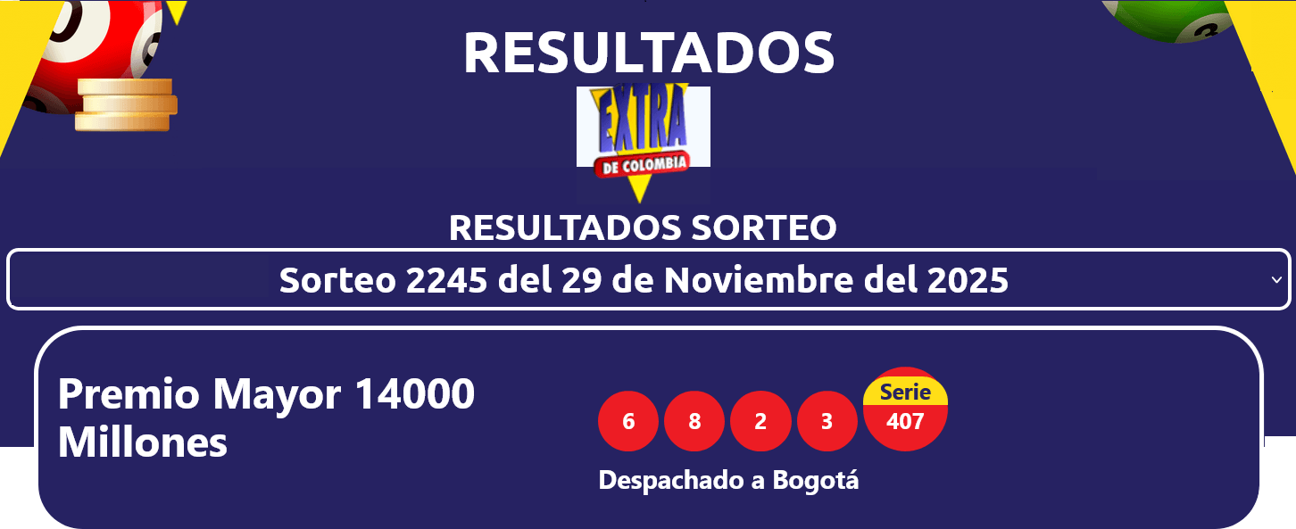 resultados sorteo extraordinario de colombia nov 2025b