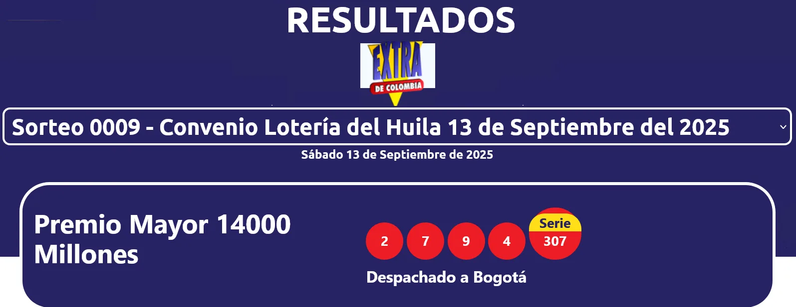 resultados sorteo extraordinario de colombia2