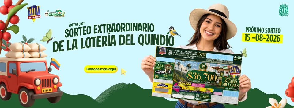sorteo extra y loteria del quindio
