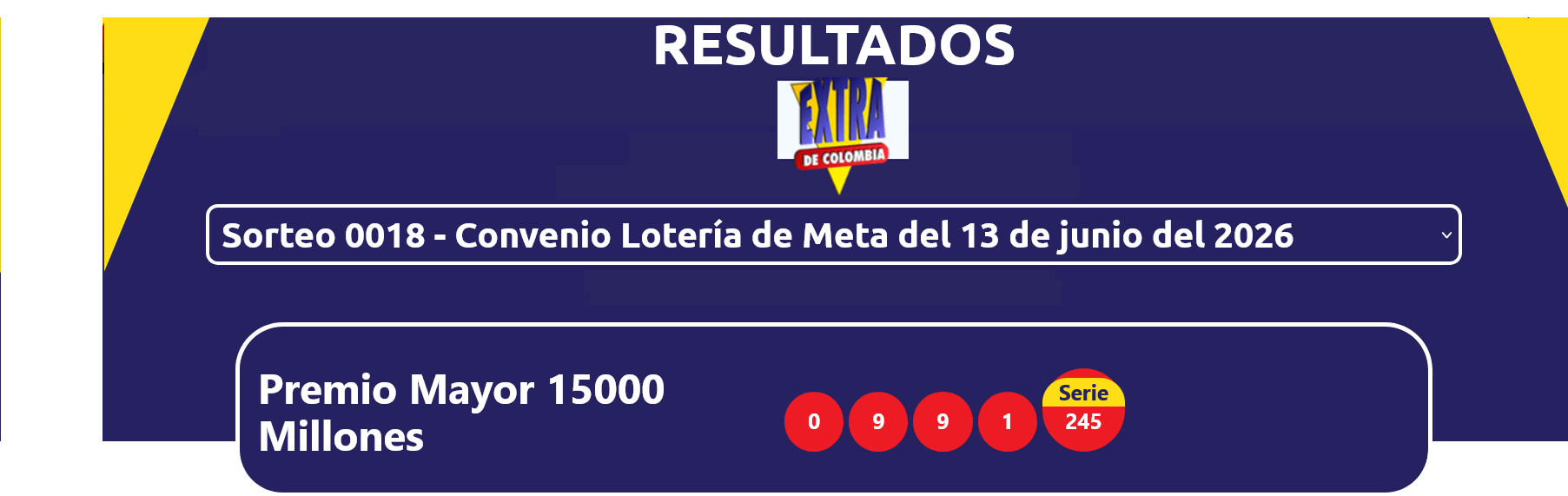 resultados sorteo extraordinario del meta2