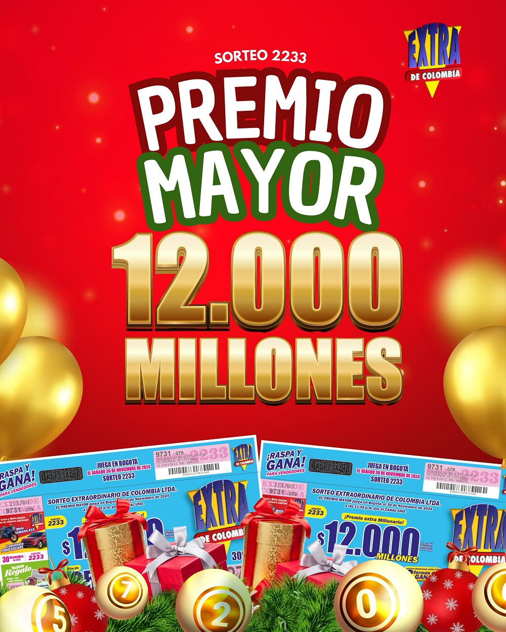 sorteo extra de col nov 2024 1