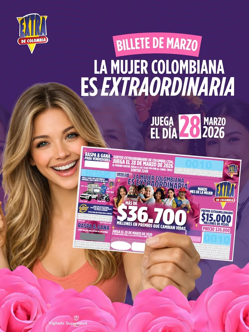sorteo extra del 28 de marzo2