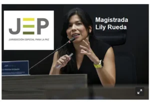 Lily Rueda Magistrada de la JEP