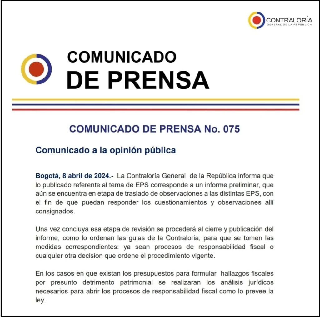 informe contraloria