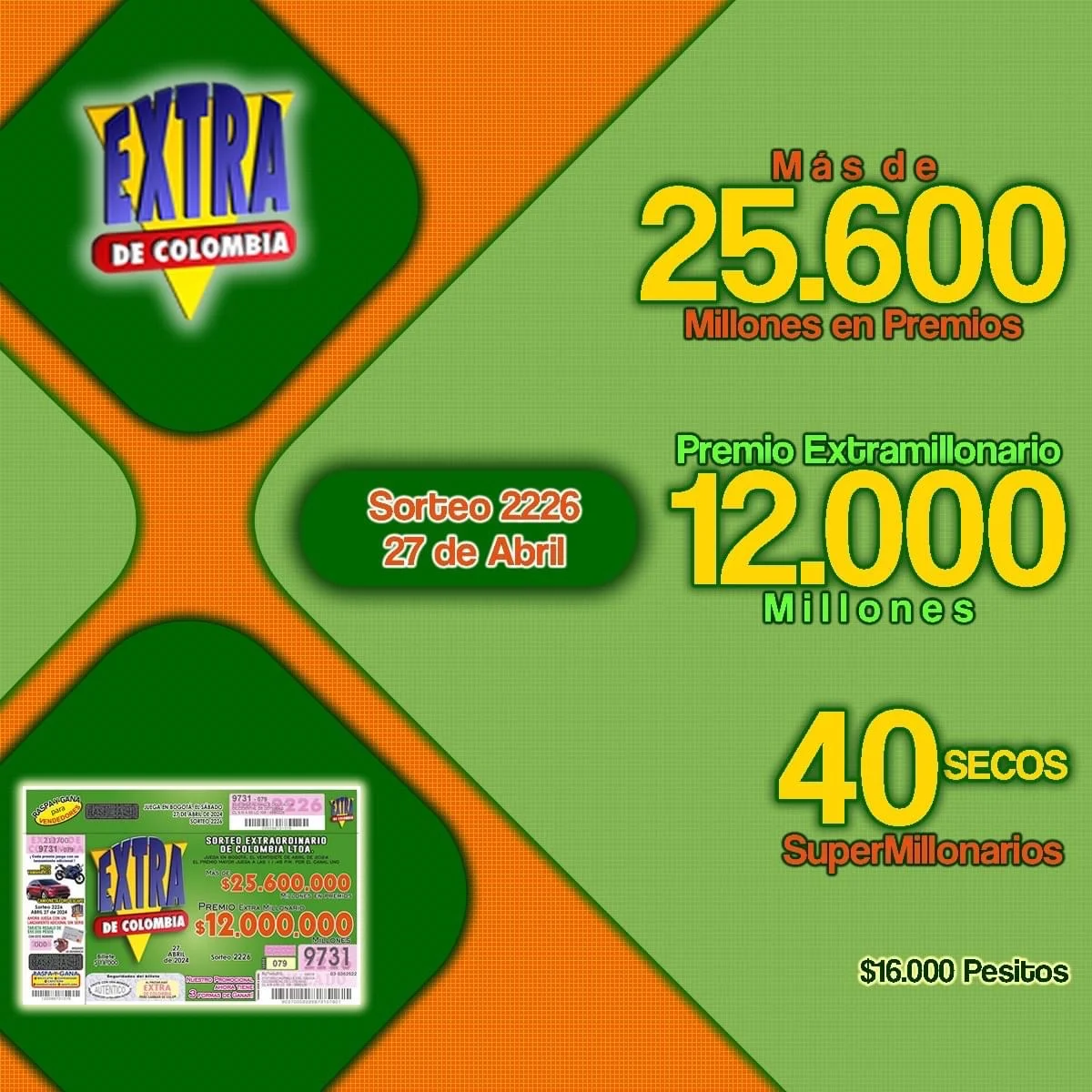 extra de colombia abril 4