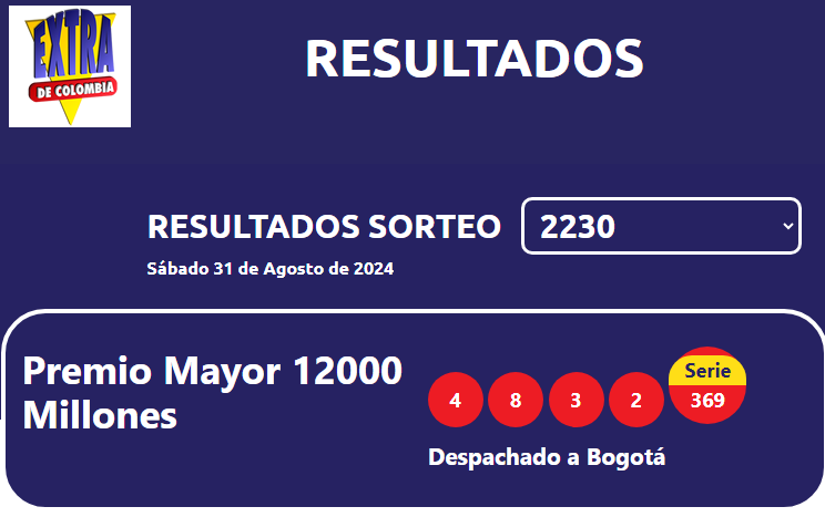 resultados extra 31 de agosto 2024 a