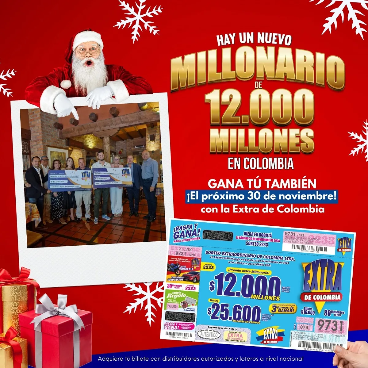 sorteo extra de col nov 2024 14