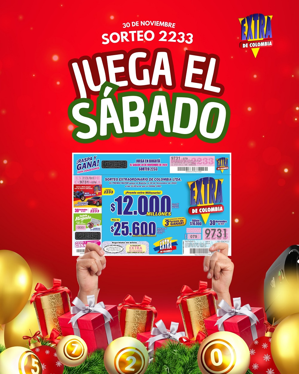 sorteo extra de col nov 2024 9