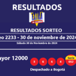 resultados sorteo extraordinario de colombia nov 2024