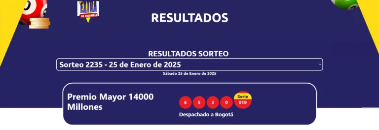 resultados sorteo extra de col3