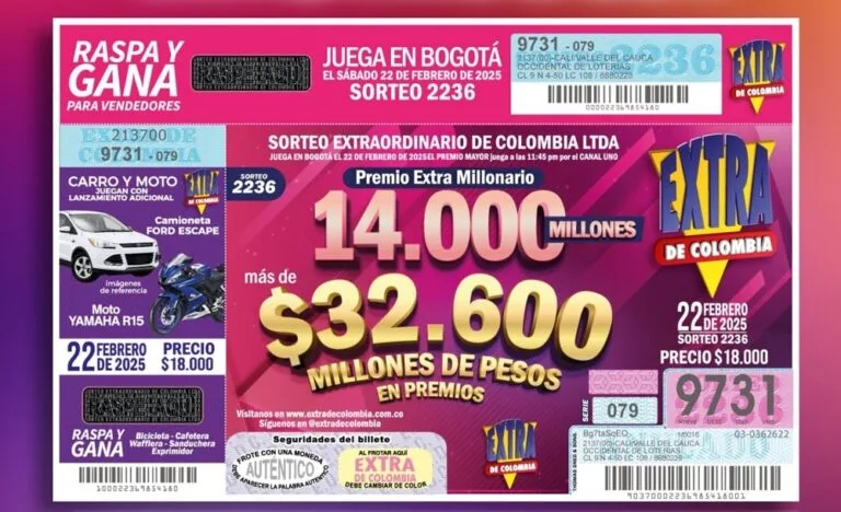 sorteo extra 22 feb 2025