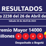 resultados sorteo 26 abrl 2025