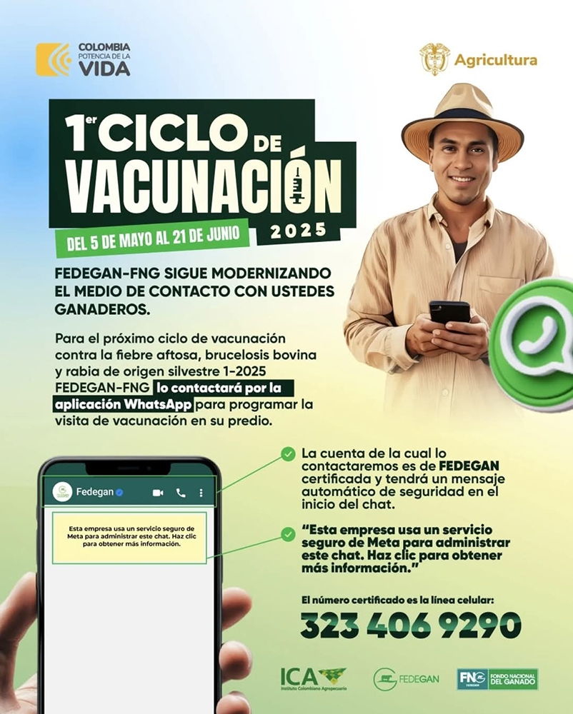 ciclo de vacunacion fiebre aftosa mayo 2025