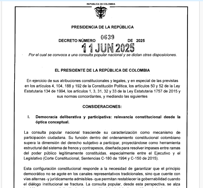 decreto consulta popular