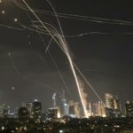 misiles de iran sobre tel aviv