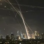 misiles de iran sobre tel aviv