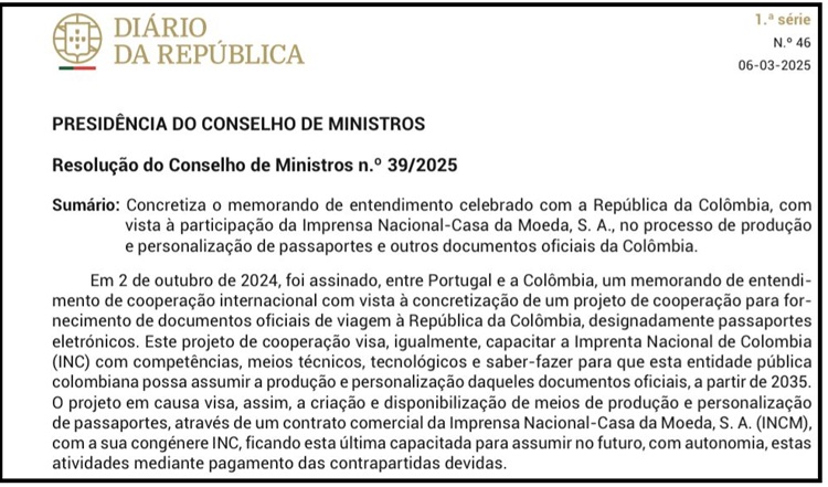 resolucion de francia sobre pasaportes 1