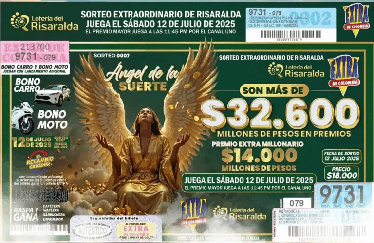 sorteo extraordinario de loteria del risaralda y el extra de colb