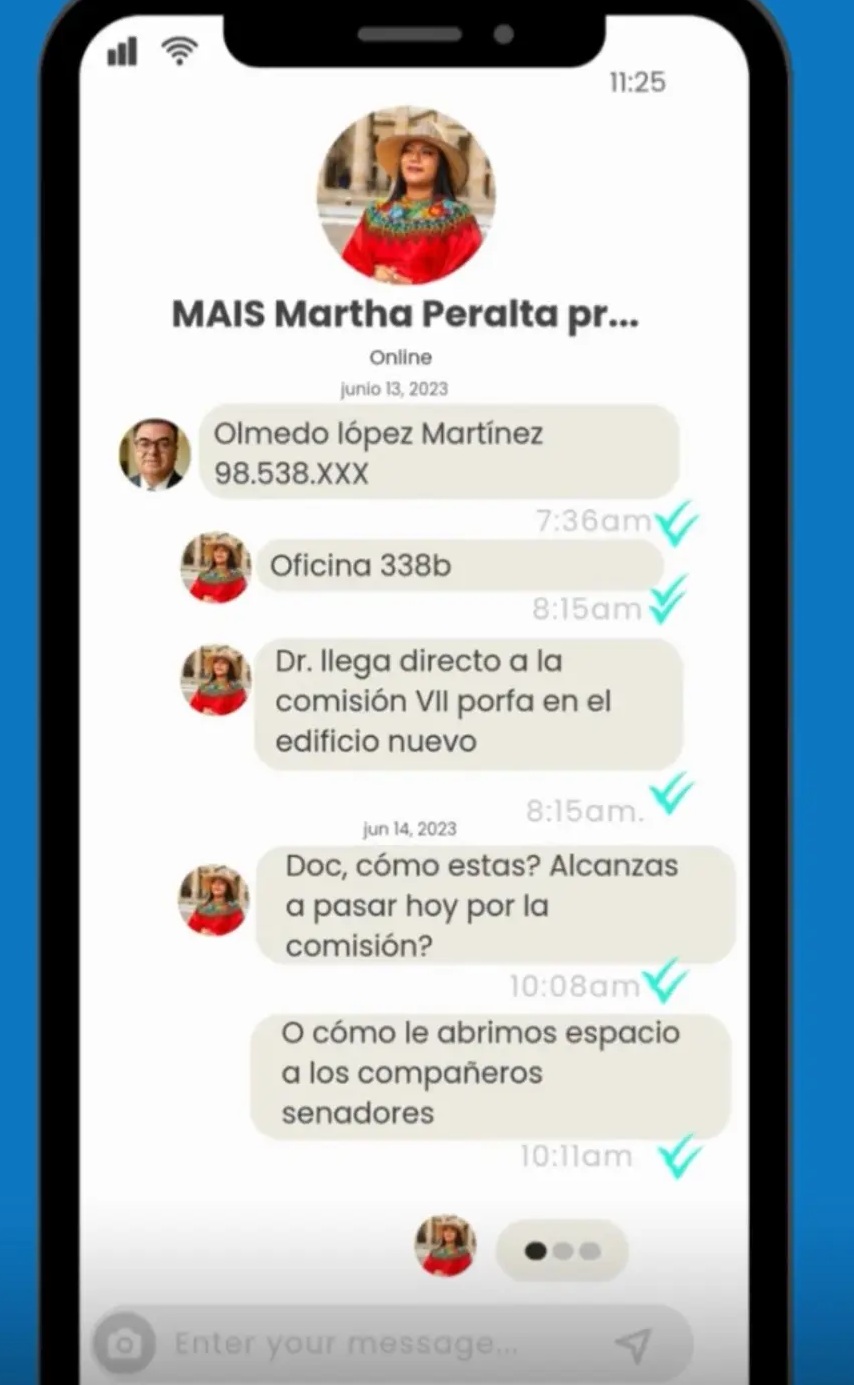 chats de marta peralta y olmedo