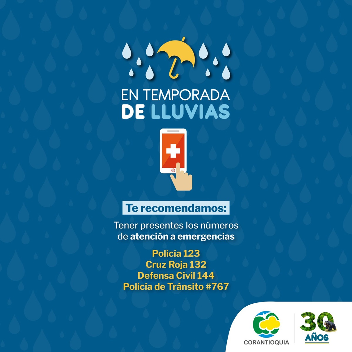 corantioquia temporada de lluvias