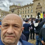 eduardo padilla en el funeral de miguel uribe