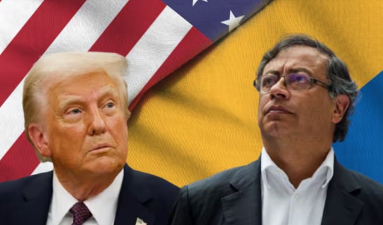 donald trump y gustavo petro