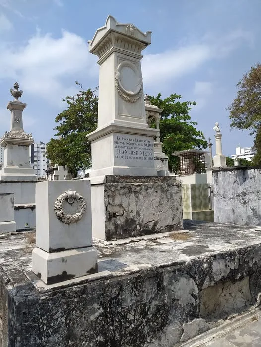 la tumba de juan jose nieto