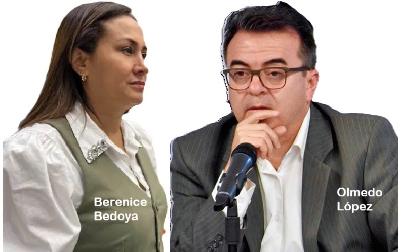 olmedo lopez y berenice bedoya