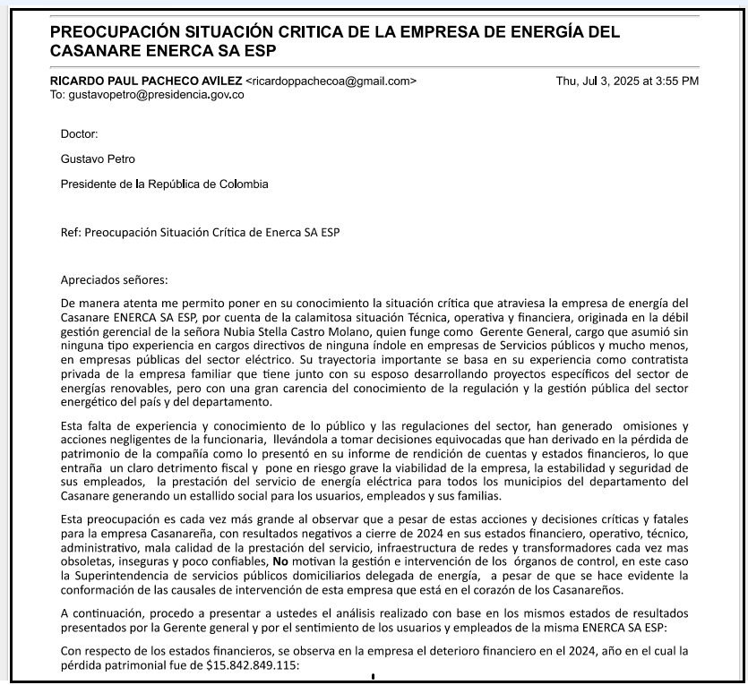 denuncia enerca en la presidencia1