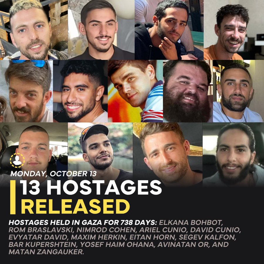 rehenes israelí liberados por hamas